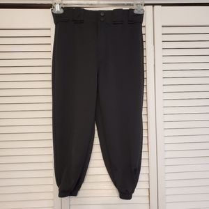 Rawlings Youth Baseball Pants Black 2 Snap Sz Youth Large
